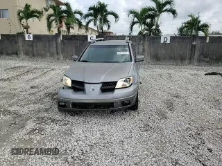 2005 Mitsubishi Outlander XLS with VIN JA4LX41F55U038885, listed as a Copart auction lot 69919634 with 226,563 mi miles and Salvage Title. Bid and sale history available at carsss.com. Image 12.