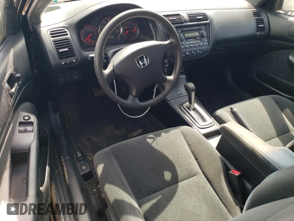2005 Honda Civic Cpe LX with VIN 1HGEM22555L075234, listed as a Copart auction lot 53936455 with 143,062 mi miles and Clean Title. Bid and sale history available at carsss.com. Image 8.