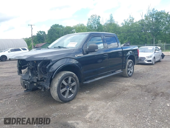 2017 Ford F-150 XL with VIN 1FTEW1EF3HFC74969, listed as a IAAI auction lot 42342096 with 105,624 mi miles and . Bid and sale history available at DreamBid. Image 2.