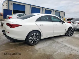 2023 Mercedes-Benz CLA 250 with VIN W1K5J4HB1PN412785, listed as a Copart auction lot 58172615 with 22,998 mi miles and Salvage title. Bid and sale history available at DreamBid. Image 3.