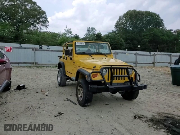 2000 Jeep Wrangler Sport with VIN 1J4FA49SXYP789791, listed as a Copart auction lot 60538875 with Not provided miles and Salvage title. Bid and sale history available at DreamBid. Image 14.