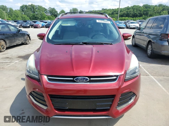 2015 Ford Escape Titanium with VIN 1FMCU0JX8FUC03874, listed as a Copart auction lot 61259665 with 98,933 mi miles and Salvage title. Bid and sale history available at DreamBid. Image 5.
