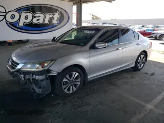 2013 Honda Accord LX z VIN 1HGCR2F38DA007778, wystawiony jako Copart lot #57830275 z przebiegiem 149 621 mil mil oraz Szkoda całkowita • Salvage title. Historia ofert i sprzedaży dostępna na DreamBid. Obrazek 1.