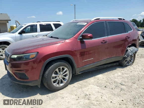 2019 Jeep Cherokee Latitude Plus with VIN 1C4PJMLB4KD181003, listed as a Copart auction lot 63466635 with 133,943 mi miles and Salvage title. Bid and sale history available at DreamBid. Image 1.