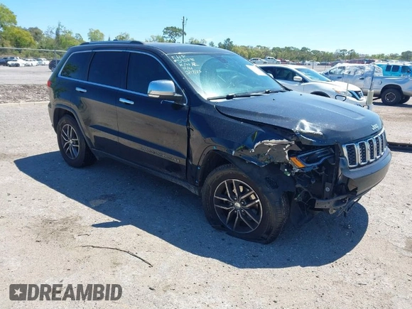 2017 Jeep Grand Cherokee Limited with VIN 1C4RJEBG2HC795168, listed as a IAAI auction lot 41859286 with 192,060 mi miles. Bid and sale history available at carsss.com. Image 1.