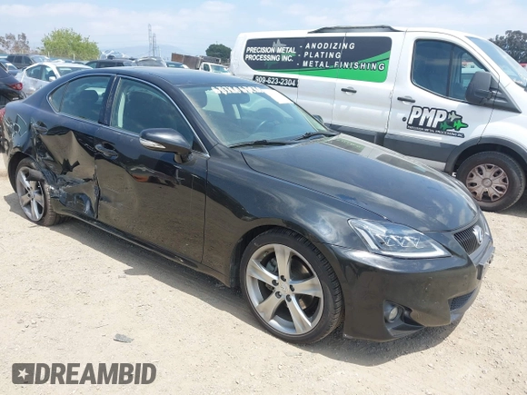 2012 Lexus IS 250 with VIN JTHBF5C28C2102557, listed as a IAAI auction lot 42139755 with 137,433 mi miles and . Bid and sale history available at DreamBid. Image 1.
