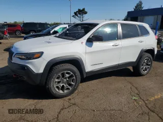 2022 Jeep Cherokee Trailhawk with VIN 1C4PJMBX1ND524383, listed as a Copart auction lot 56370805 with 25,145 mi miles and Salvage title. Bid and sale history available at DreamBid. Image 1.