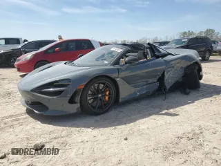 2022 McLaren 720S z VIN SBM14FCA0NW006456, wystawiony jako Copart lot #48148685 z przebiegiem 6859 mil mil oraz Szkody całkowita. Historia ofert i sprzedaży dostępna na DreamBid. Obrazek 1.