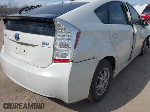 2010 Toyota Prius II with VIN JTDKN3DU7A0087891, listed as a IAAI auction lot 41710885 with Not Provided miles. Bid and sale history available at carsss.com. Image 12.