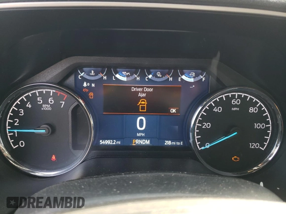 2022 Ford F-150 XL with VIN 1FTEW1EP3NFA79541, listed as a Copart auction lot 49204215 with 54,992 mi miles and Salvage Title. Bid and sale history available at DreamBid. Image 9.