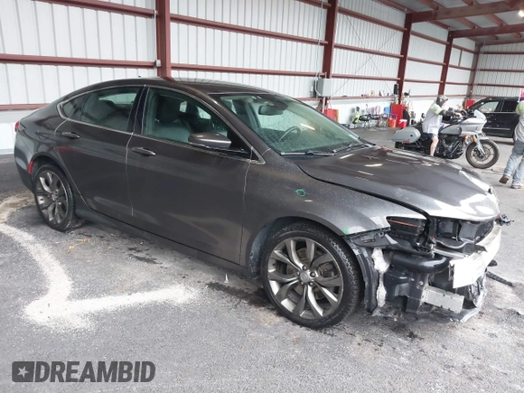 2015 Chrysler 200 C with VIN 1C3CCCCG5FN520080, listed as a IAAI auction lot 40432325 with 148,804 mi miles and . Bid and sale history available at carsss.com. Image 1.