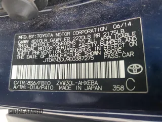 2014 Toyota Prius Four z VIN JTDKN3DU9E0387275, wystawiony jako Copart lot #55976945 z przebiegiem 72 489 mil mil oraz Szkoda całkowita • Salvage title. Historia ofert i sprzedaży dostępna na DreamBid. Obrazek 12.