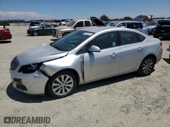 2015 Buick Verano with VIN 1G4PP5SK2F4136357, listed as a Copart auction lot 62583455 with 151,937 mi miles and Salvage title. Bid and sale history available at DreamBid. Image 1.
