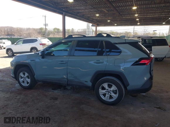 2020 Toyota RAV4 Hybrid XLE with VIN 2T3RWRFV0LW082793, listed as a IAAI auction lot 41674569 with 50,224 mi miles and . Bid and sale history available at DreamBid. Image 14.