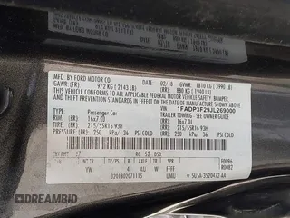 2018 Ford Focus SE with VIN 1FADP3F29JL269000, listed as a IAAI auction lot 41630271 with 75,073 mi miles. Bid and sale history available at carsss.com. Image 9.