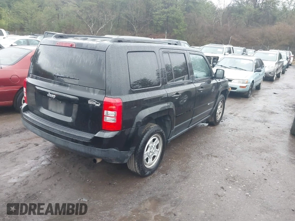 2017 Jeep Patriot Sport SE with VIN 1C4NJPBA7HD122716, listed as a IAAI auction lot 41476403 with 91,816 mi miles and . Bid and sale history available at DreamBid. Image 4.