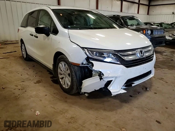 2018 Honda Odyssey LX with VIN 5FNRL6H26JB026483, listed as a Copart auction lot 43139325 with 45,364 mi miles and Clean Title. Bid and sale history available at carsss.com. Image 12.