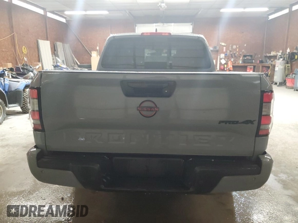 2024 Nissan Frontier SV with VIN 1N6ED1EK4RN620101, listed as a Copart auction lot 61064595 with 11,929 mi miles and Salvage title. Bid and sale history available at DreamBid. Image 6.