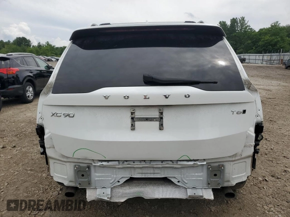 2018 Volvo XC90 Momentum with VIN YV4A22PKXJ1325846, listed as a Copart auction lot 62145045 with 111,119 mi miles and Salvage title. Bid and sale history available at DreamBid. Image 6.