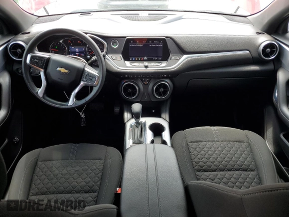 2022 Chevrolet Blazer LT with VIN 3GNKBHR46NS123137, listed as a Copart auction lot 57563955 with 38,510 mi miles and Salvage title. Bid and sale history available at DreamBid. Image 8.