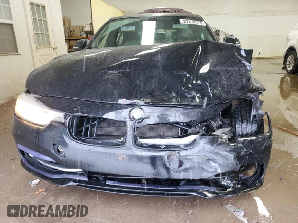 2017 BMW 3 Series 330i with VIN WBA8B9C34HK886215, listed as a Copart auction lot 87579475 with 117,658 mi miles and Clean Title. Bid and sale history available at carsss.com. Image 5.