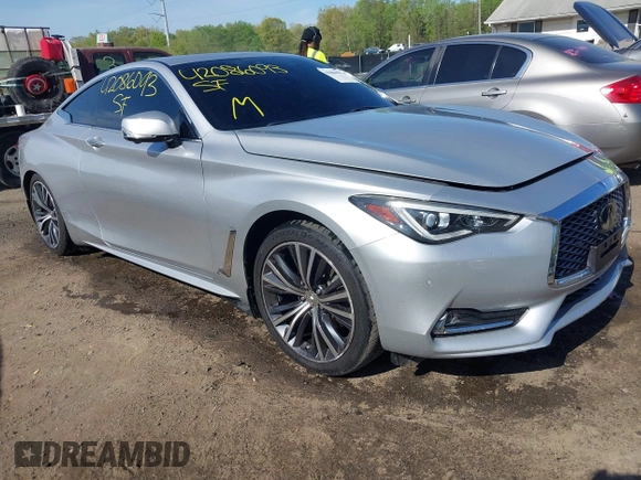 2017 Infiniti Q60 Premium with VIN JN1CV7EK5HM111183, listed as a IAAI auction lot 42086093 with 74,435 mi miles and . Bid and sale history available at DreamBid. Image 1.