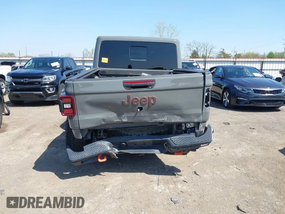 2022 Jeep Gladiator Mojave with VIN 1C6JJTEGXNL155838, listed as a IAAI auction lot 41968917 with 54,495 mi miles and . Bid and sale history available at DreamBid. Image 17.