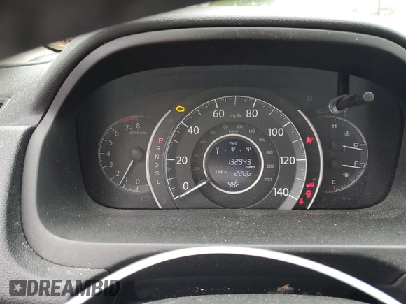 2015 Honda CR-V EX-L with VIN 2HKRM3H77FH510629, listed as a Copart auction lot 51995625 with 132,943 mi miles and Salvage Title. Bid and sale history available at carsss.com. Image 9.