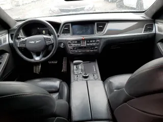 2018 Genesis G80 Sport with VIN KMHGN4JB2JU232239, listed as a Copart auction lot 41812803 with 79,720 mi miles and . Bid and sale history available at carsss.com. Image 8.