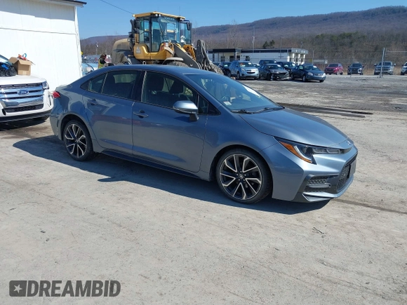 2020 Toyota Corolla SE with VIN JTDS4RCE5LJ015388, listed as a IAAI auction lot 41705544 with 87,322 mi miles and . Bid and sale history available at DreamBid. Image 1.