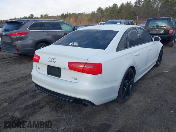 2014 Audi A6 Prestige with VIN WAUHGAFC8EN137457, listed as a IAAI auction lot 41854825 with 37,111 mi miles and . Bid and sale history available at DreamBid. Image 4.