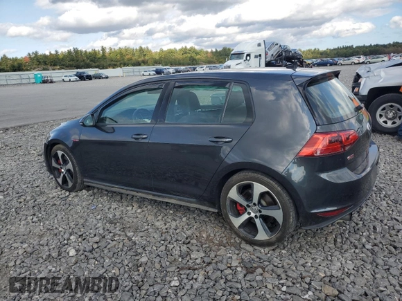 2015 Volkswagen Golf GTI Autobahn w/Performance Pkg with VIN 3VW447AU9FM104487, listed as a Copart auction lot 74582474 with 116,260 mi miles and Salvage Title. Bid and sale history available at carsss.com. Image 2.