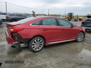 2016 Hyundai Sonata Sport with VIN 5NPE34AF3GH344555, listed as a Copart auction lot 52880925 with 79,311 mi miles and Salvage Title. Bid and sale history available at DreamBid. Image 3.