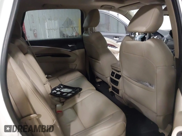 2015 Acura MDX Tech Pkg with VIN 5FRYD4H42FB006235, listed as a IAAI auction lot 41200581 with 159,681 mi miles. Bid and sale history available at carsss.com. Image 8.