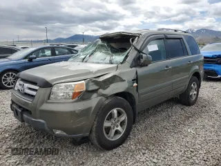 2008 Honda Pilot EX-L with VIN 5FNYF18718B032459, listed as a Copart auction lot 57315055 with Not provided miles and Salvage title. Bid and sale history available at DreamBid. Image 1.