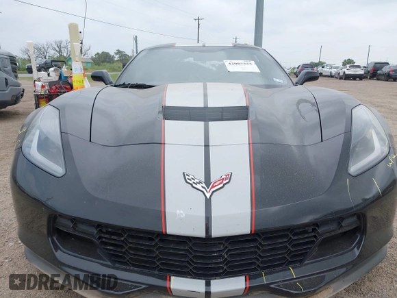 2019 Chevrolet Corvette Grand Sport 1LT with VIN 1G1YW2D75K5112067, listed as a IAAI auction lot 42087555 with Not provided miles and . Bid and sale history available at DreamBid. Image 6.