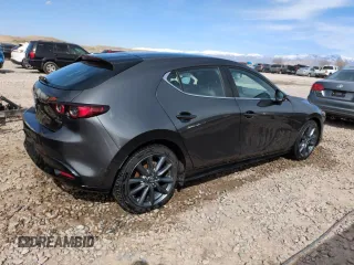 2019 Mazda 3 with VIN JM1BPBJM7K1140562, listed as a Copart auction lot 48569325 with 46,510 mi miles and Salvage title. Bid and sale history available at DreamBid. Image 3.