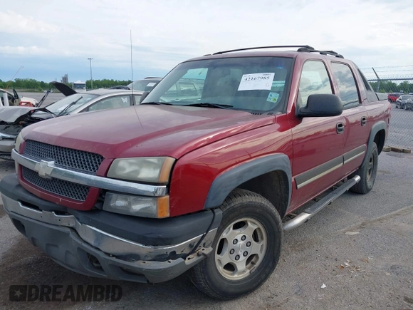 2004 Chevrolet Avalanche with VIN 3GNEC12TX4G341246, listed as a IAAI auction lot 42167985 with 169,495 mi miles and . Bid and sale history available at DreamBid. Image 2.