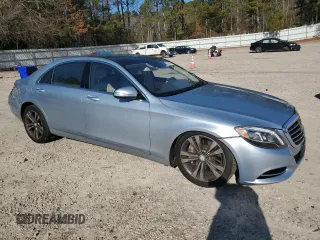 2015 Mercedes-Benz S-Class S 550 with VIN WDDUG8FB3FA105273, listed as a Copart auction lot 86003754 with 71,985 mi miles and Salvage Title. Bid and sale history available at carsss.com. Image 4.