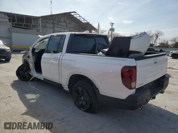 2024 Honda Ridgeline Black Edition with VIN 5FPYK3F80RB002574, listed as a Copart auction lot 45988975 with 3,682 mi miles and Salvage title. Bid and sale history available at DreamBid. Image 2.