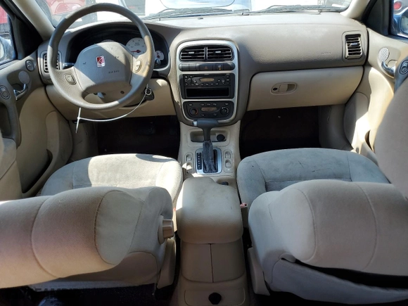 2003 Saturn LS with VIN 1G8JU54F43Y501252, listed as a Copart auction lot 76197934 with NaN miles and Salvage Title. Bid and sale history available at carsss.com. Image 8.