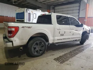 2022 Ford F-150 XL with VIN 1FTEW1EP6NKD84751, listed as a Copart auction lot 51076105 with 71,848 mi miles and Salvage Title. Bid and sale history available at carsss.com. Image 3.