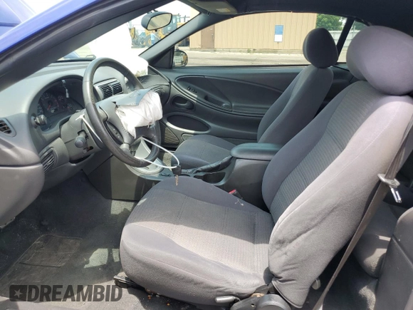 2004 Ford Mustang Deluxe with VIN 1FAFP44654F208654, listed as a Copart auction lot 61385425 with 108,916 mi miles and Salvage title. Bid and sale history available at DreamBid. Image 7.