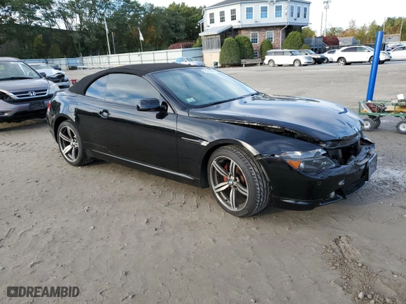 2005 BMW 6 Series 645Ci with VIN WBAEK73485B326662, listed as a Copart auction lot 75297684 with 161,886 mi miles and Clean Title. Bid and sale history available at carsss.com. Image 4.