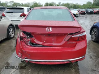2016 Honda Accord Sport with VIN 1HGCR2F56GA137046, listed as a Copart auction lot 57319325 with 140,401 mi miles and Salvage title. Bid and sale history available at DreamBid. Image 6.