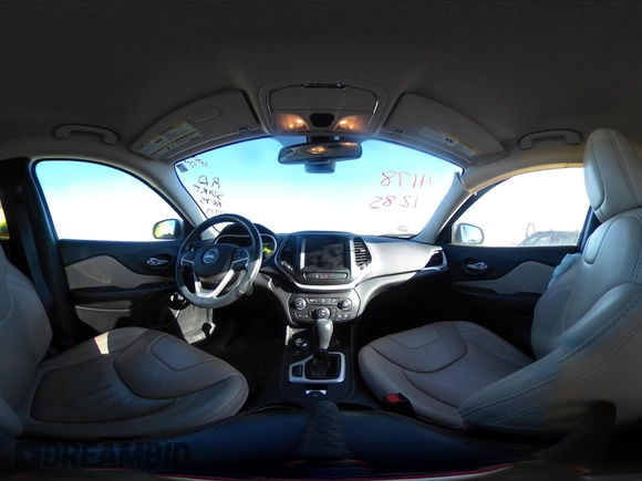 2015 Jeep Cherokee Limited with VIN 1C4PJMDB7FW610031, listed as a IAAI auction lot 41781285 with 51,913 mi miles. Bid and sale history available at carsss.com. Image 18.