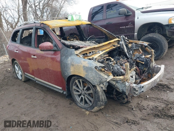 2014 Nissan Pathfinder Platinum с VIN 5N1AR2MN1EC601737, выставлен на аукционе IAAI как лот 41465002 с пробегом 48 190 миль миль и . История ставок и продаж доступна на DreamBid. Изображение 1.