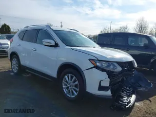 2017 Nissan Rogue SV with VIN KNMAT2MT7HP601954, listed as a IAAI auction lot 41865794 with 136,280 mi miles. Bid and sale history available at carsss.com. Image 1.