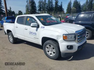 2017 GMC Canyon 4WD SLE with VIN 1GTG6CEN0H1155690, listed as a IAAI auction lot 41956326 with 56,841 mi miles. Bid and sale history available at carsss.com. Image 1.