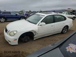 2002 Lexus GS 300 with VIN JT8BD69SX20159632, listed as a Copart auction lot 43354495 with 203,205 mi miles and Salvage Title. Bid and sale history available at carsss.com. Image 1.